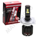 Ampolletas Matsumoto Led Premium H4 6000K L24