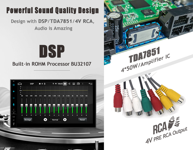 Radio DPM Android y Apple de 7 pulgadas 2 gigas CON BOTONES