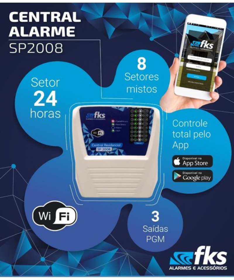 Central alarma casa splink8