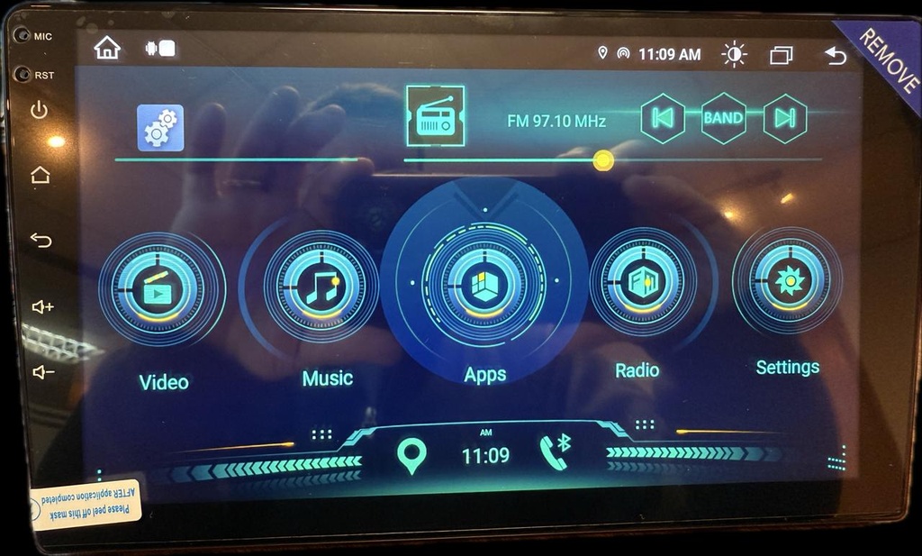 Radio Bigger de 9 de 128*6 GB Android Auto y apple car play 