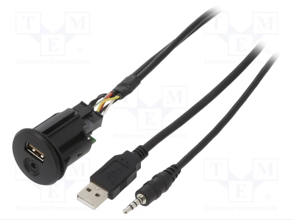 Extension USB auxiliar para Nissan