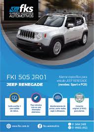 Alarma Fks para Jeep Renagade Plug & Play