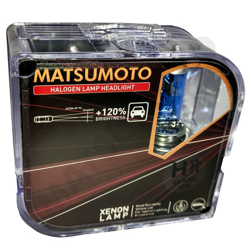 [H13-F9R CoolBlue] Ampolleta Matsumoto 2Pack H13 Halogeno F9R