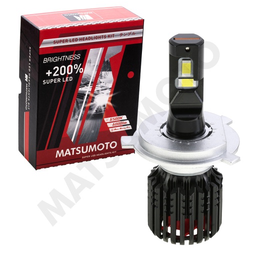 [H4-L24] Ampolletas Matsumoto Led Premium H4 6000K L24