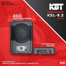 [KSL-8.2] SUBWOOFER PLANO amplificado DE 8.2 KOMBAT