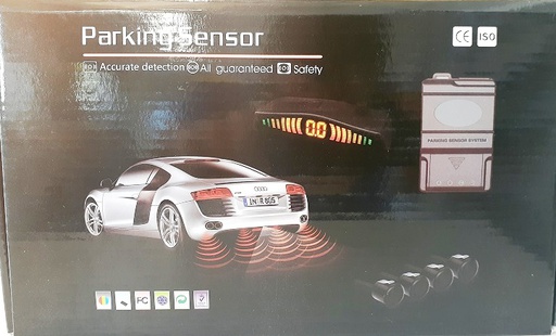 [KRS-6NB] Sensor de Retroceso NEGRO Delantero y Trasero Kombat